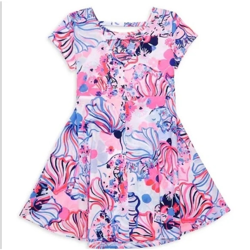 Lilly Pulitzer girls Alina dress size large & XL Prosecco Pink Make a splash